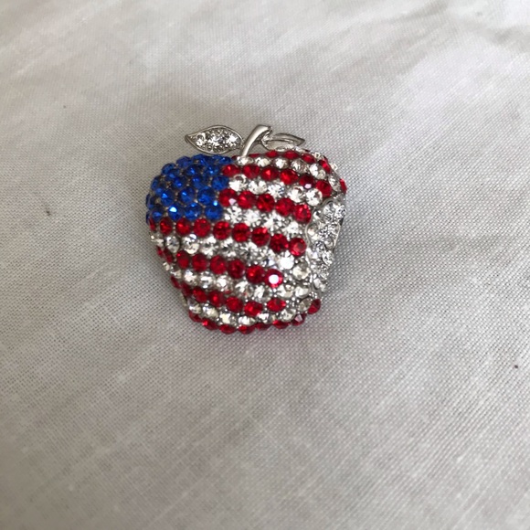 Jewelry - The patriotic apple brooch Jewelry - The patriotic apple brooch